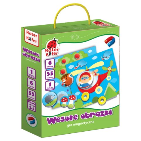 GRA MAGNETYCZNA WESOŁE OBRAZKI KARTONOWE KARTECZKI MAGNESY ROTER KAFER ROTER KAFER GRA MAGNETYCZNA WESOŁE OBRAZKI KARTONOWE KARTECZKI MAGNESY ROTER KAFER ROTER KAFER