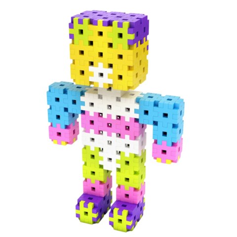 Zestaw Klocków Konstrukcyjnych Basic Pink Travel Box 250 Elementów Puzzle Meli Zestaw Klocków Konstrukcyjnych Basic Pink Travel Box 250 Elementów Puzzle Meli
