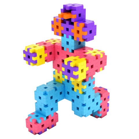 Zestaw Klocków Konstrukcyjnych Basic Travel Box 250 Elementów Puzzle Meli