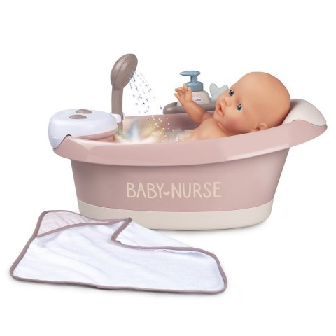 SMOBY Baby Nurse Wanienka z hydromasażem, prysznicem i światłem Smoby SMOBY Baby Nurse Wanienka z hydromasażem, prysznicem i światłem Smoby