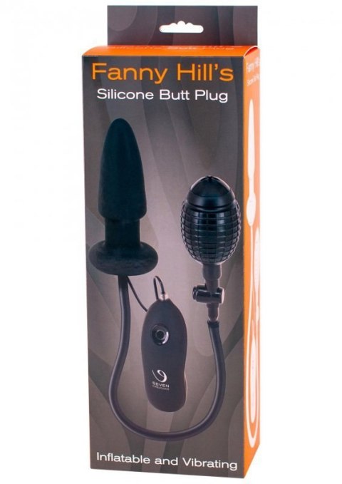 Fanny Hill Inflatable Buttplug Black Boss of toys Fanny Hill Inflatable Buttplug Black Boss of toys