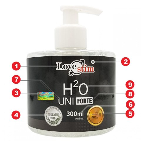 H2O FORTE 300ml GĘSTY LUBRYKANT UNIWERSALNY LoveStim