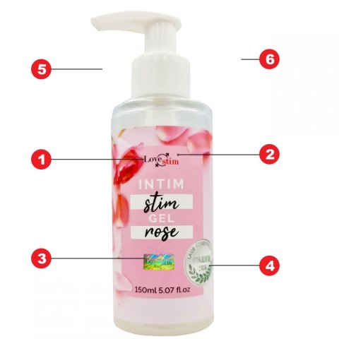 INTIM STIM 150ml RÓŻANY ŻEL ORGAZMOWY LoveStim