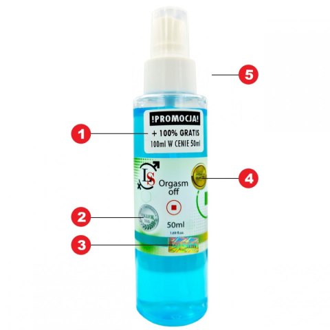 ORGASM OFF SPRAY 50ml NAJMOCNIEJ OPÓŹNIA WYTRYSK LoveStim ORGASM OFF SPRAY 50ml NAJMOCNIEJ OPÓŹNIA WYTRYSK LoveStim