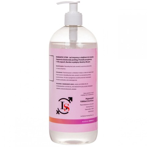 ROMANTIC STIM 1000ml OLEJEK DO MASAŻU I LUBRYKANT W JEDNYM LoveStim ROMANTIC STIM 1000ml OLEJEK DO MASAŻU I LUBRYKANT W JEDNYM LoveStim
