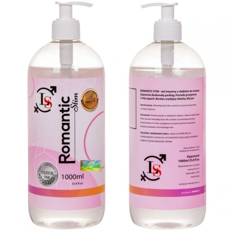 ROMANTIC STIM 1000ml OLEJEK DO MASAŻU I LUBRYKANT W JEDNYM LoveStim ROMANTIC STIM 1000ml OLEJEK DO MASAŻU I LUBRYKANT W JEDNYM LoveStim