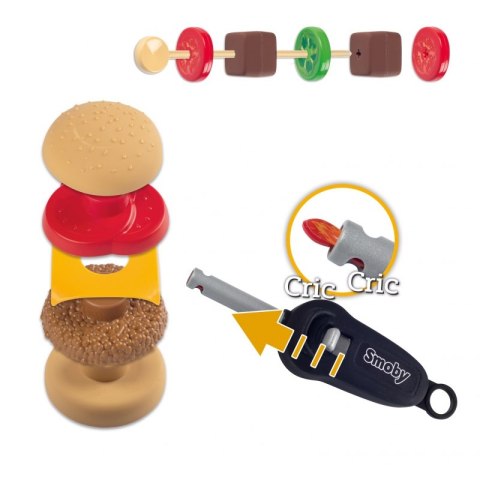 SMOBY Grill Ogrodowy dla dzieci Barbecue 18 akcesoriów Smoby SMOBY Grill Ogrodowy dla dzieci Barbecue 18 akcesoriów Smoby