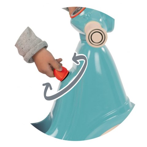 Smoby Niebieski jeździk skuter Retro Ciche koła Scooter Smoby Smoby Niebieski jeździk skuter Retro Ciche koła Scooter Smoby