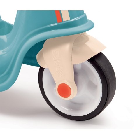 Smoby Niebieski jeździk skuter Retro Ciche koła Scooter Smoby Smoby Niebieski jeździk skuter Retro Ciche koła Scooter Smoby