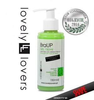Żel ujędrniający Biust - BraUP GEL 150ml LovelyLovers Żel ujędrniający Biust - BraUP GEL 150ml LovelyLovers