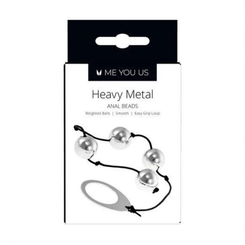 Kulki- Me You Us Heavy Metal Anal Beads Silver Boss of toys Kulki- Me You Us Heavy Metal Anal Beads Silver Boss of toys