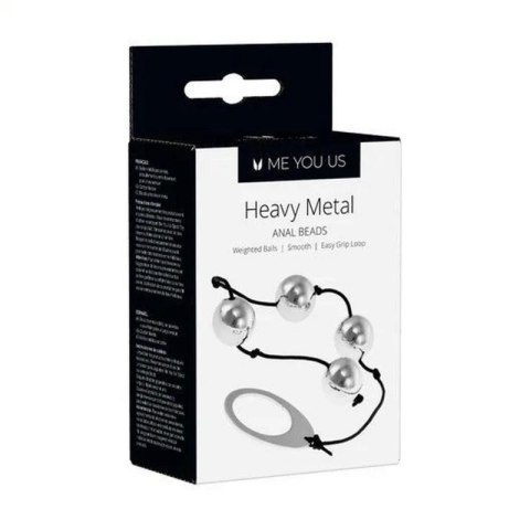 Kulki- Me You Us Heavy Metal Anal Beads Silver Boss of toys Kulki- Me You Us Heavy Metal Anal Beads Silver Boss of toys