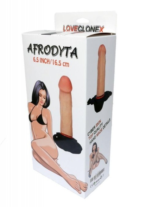 Proteza-AFRODYTA Strap On-LOVECLONEX 6,5"""""""" Boss of toys