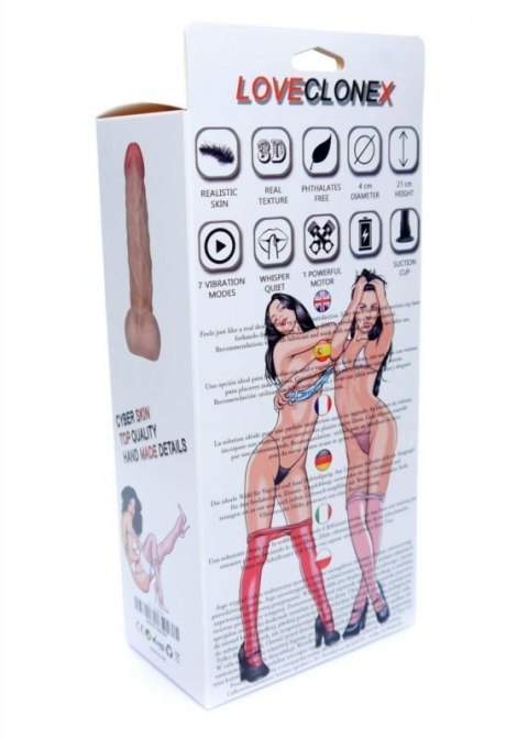 Wibrator-ACHILLES-LOVECLONEX 7,5""""""""-vibration Boss of toys