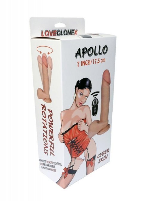 Wibrator-APOLLO-LOVECLONEX 7""""""""-rotation USB Boss of toys Wibrator-APOLLO-LOVECLONEX 7""""""""-rotation USB Boss of toys