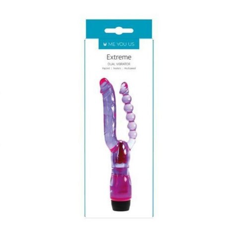 Wibrator- Me You Us Extreme Dual Vibrator Purple Boss of toys Wibrator- Me You Us Extreme Dual Vibrator Purple Boss of toys