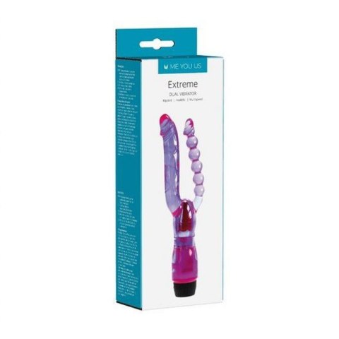Wibrator- Me You Us Extreme Dual Vibrator Purple Boss of toys Wibrator- Me You Us Extreme Dual Vibrator Purple Boss of toys