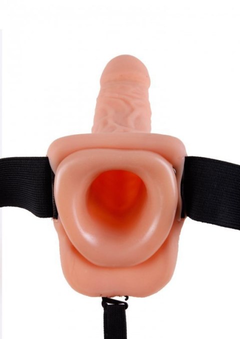 9 inch Hollow Strap-On Balls Light skin tone Boss of toys 9 inch Hollow Strap-On Balls Light skin tone Boss of toys