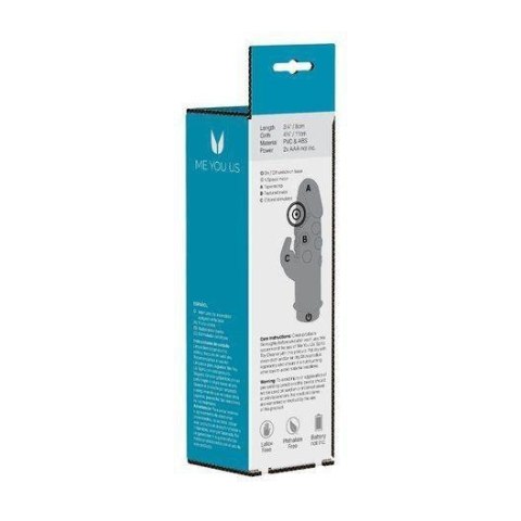Me You Us Jack Rabbit Vibrator Blue Boss of toys Me You Us Jack Rabbit Vibrator Blue Boss of toys