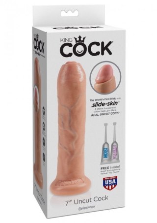 Cock 7 Inch Uncut Light skin tone Boss of toys