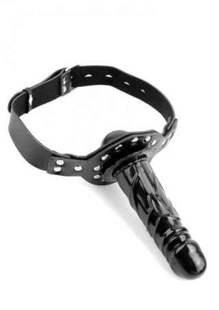 Deluxe Ball Gag with Dildo Black Boss of toys