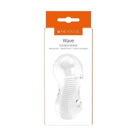 Masturbator- Me You Us Wave Sucker Stroker Male Masturbator Transparent Boss of toys