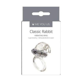 Pierścień- Me You Us Classic Rabbit Cock Ring Transparent Boss of toys