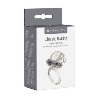 Pierścień- Me You Us Classic Rabbit Cock Ring Transparent Boss of toys