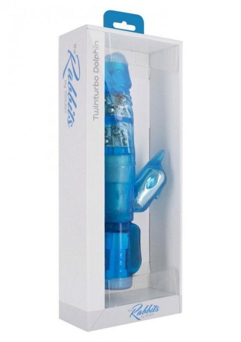 Twinturbo Dolphin Vibrator Blue Boss of toys Twinturbo Dolphin Vibrator Blue Boss of toys
