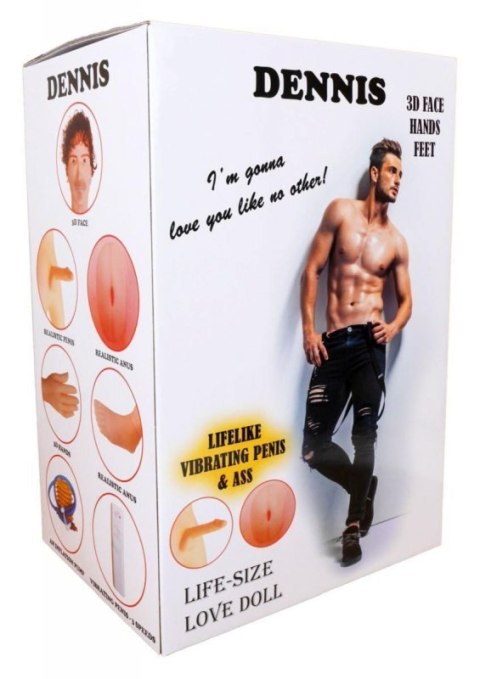 Lalka- DENNIS 3D - Vibrating Boss of toys