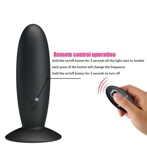 PRETTY LOVE - REMOTE CONTROL VIBRATING PLUG 12 function Boss of toys
