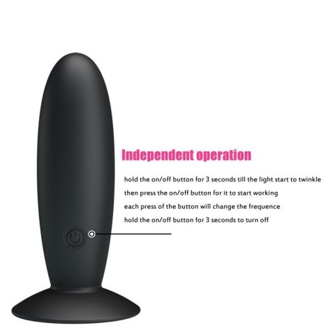 PRETTY LOVE - REMOTE CONTROL VIBRATING PLUG 12 function Boss of toys