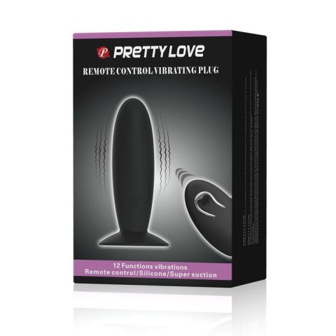 PRETTY LOVE - REMOTE CONTROL VIBRATING PLUG 12 function Boss of toys