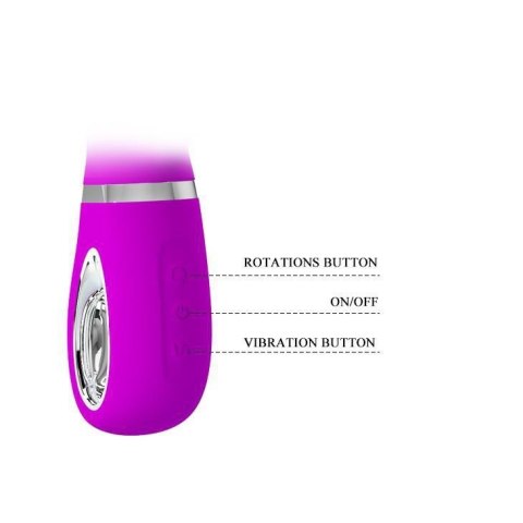 PRETTY LOVE - TERNENCE USB PURPLE 4 rot. 12 vibration Boss of toys