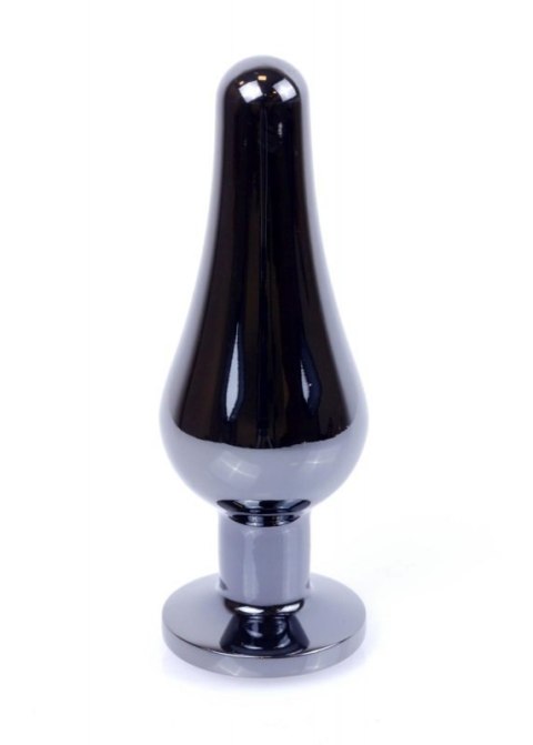 Plug-Jewellery Dark Silver BUTT PLUG- Clear Boss of toys