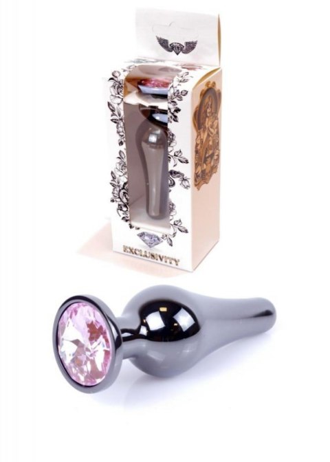 Plug-Jewellery Dark Silver BUTT PLUG- Rose Boss of toys