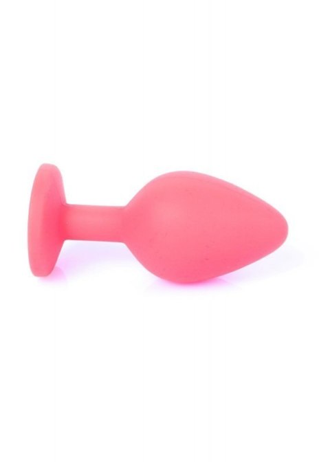 Plug-Jewellery Red Silicon PLUG Medium- Blue Diamond Boss of toys