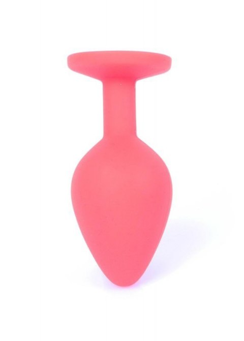 Plug-Jewellery Red Silicon PLUG Medium- Blue Diamond Boss of toys
