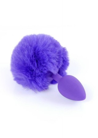 Plug-Jewellery Silicon PLUG - Bunny Tail - Purple Boss of toys