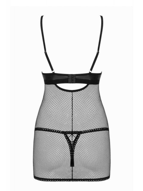 Bielizna-Redella koszulka i stringi czarna S/M Boss of toys