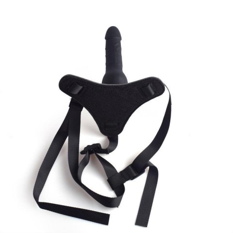 Cintura regolabile strap-on Black con fallo realistico Boss of toys