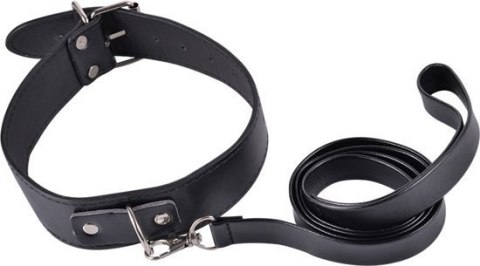Kinky collar black collar with leash adjustable Boss of toys Kinky collar black collar with leash adjustable Boss of toys