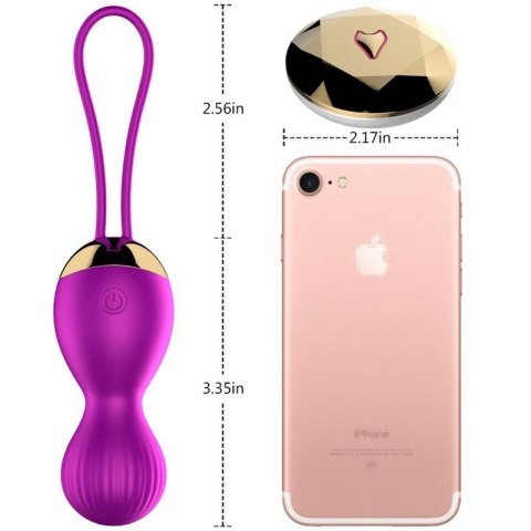 Kulki-Vibrating Silicone Kegel Balls USB 7 Function Boss of toys