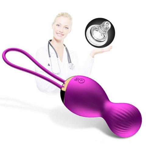 Kulki-Vibrating Silicone Kegel Balls USB 7 Function Boss of toys