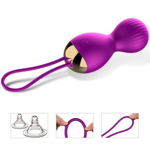 Kulki-Vibrating Silicone Kegel Balls USB 7 Function Boss of toys