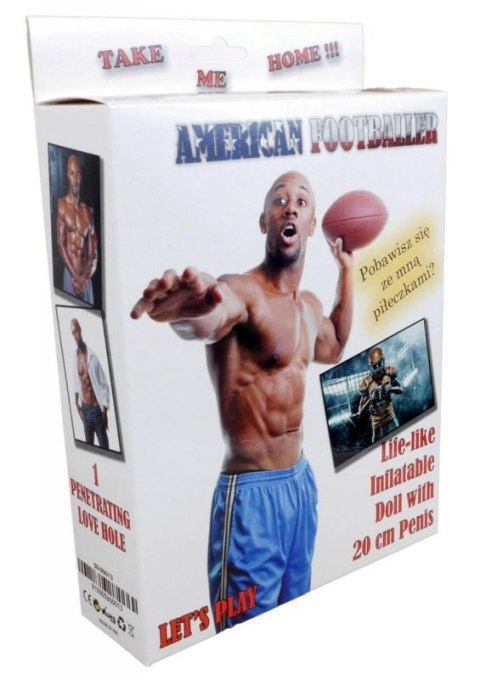 Lalka- American Footballer Male Doll Boss of toys Lalka- American Footballer Male Doll Boss of toys