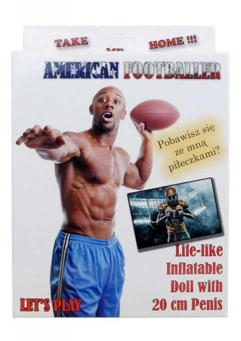 Lalka- American Footballer Male Doll Boss of toys Lalka- American Footballer Male Doll Boss of toys