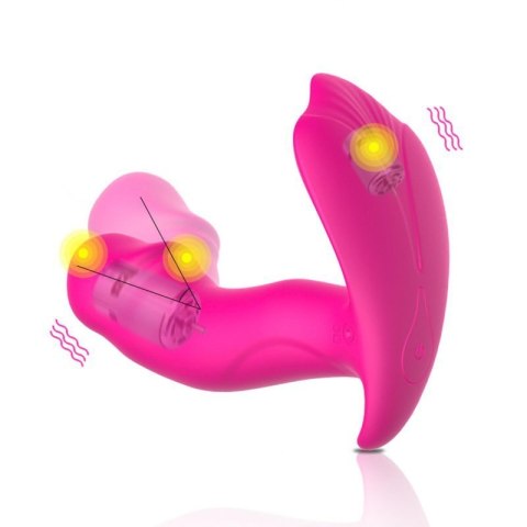 Stymulator-Silicone Panty Vibrator and Pulsator USB 10 Function / Heating Boss of toys