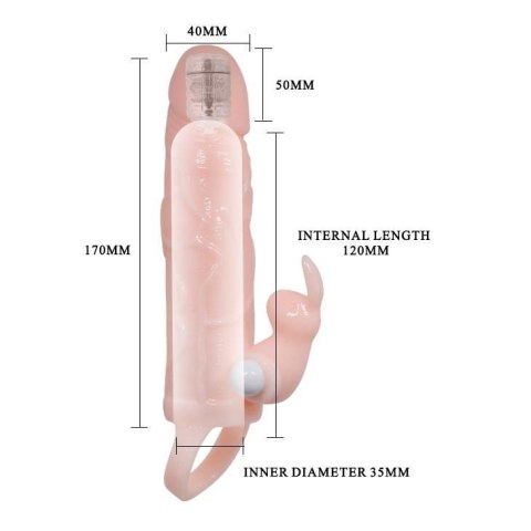 BAILE - BRAVE MAN SKIN 5,91"" MULTI-SPEED vibration Boss of toys
