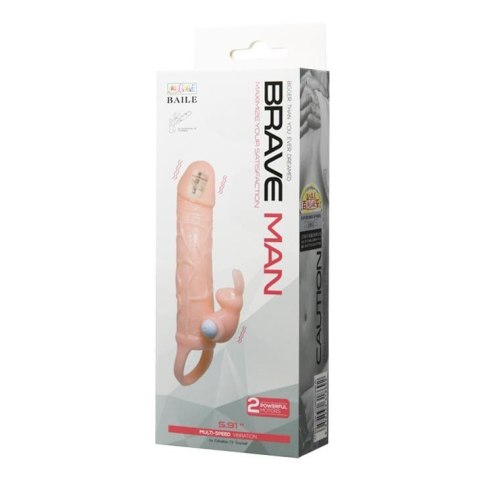 BAILE - BRAVE MAN SKIN 5,91"" MULTI-SPEED vibration Boss of toys